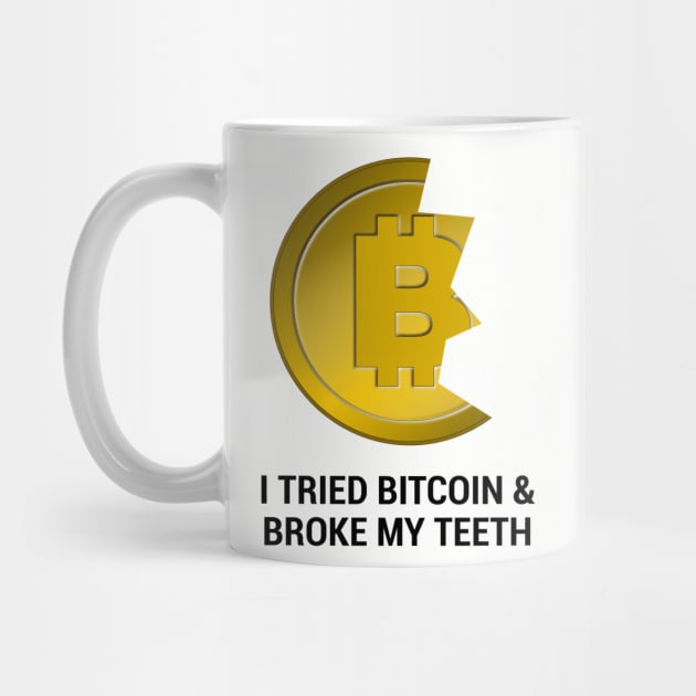 Bitcoin Teeth (light) by tztees